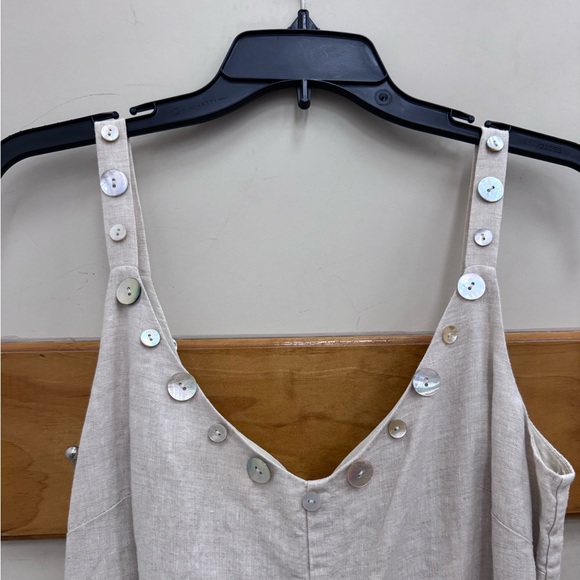 STAUD Phoenix jumpsuit || linen blend, summer jumpsuit - Picture 2 of 8